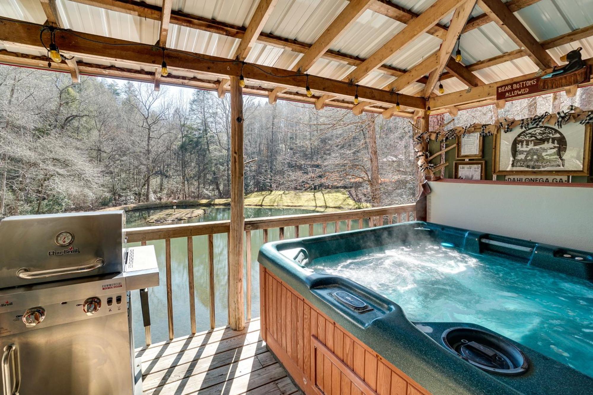 Secluded Family Retreat In Dahlonega With Hot Tub! Villa Екстериор снимка