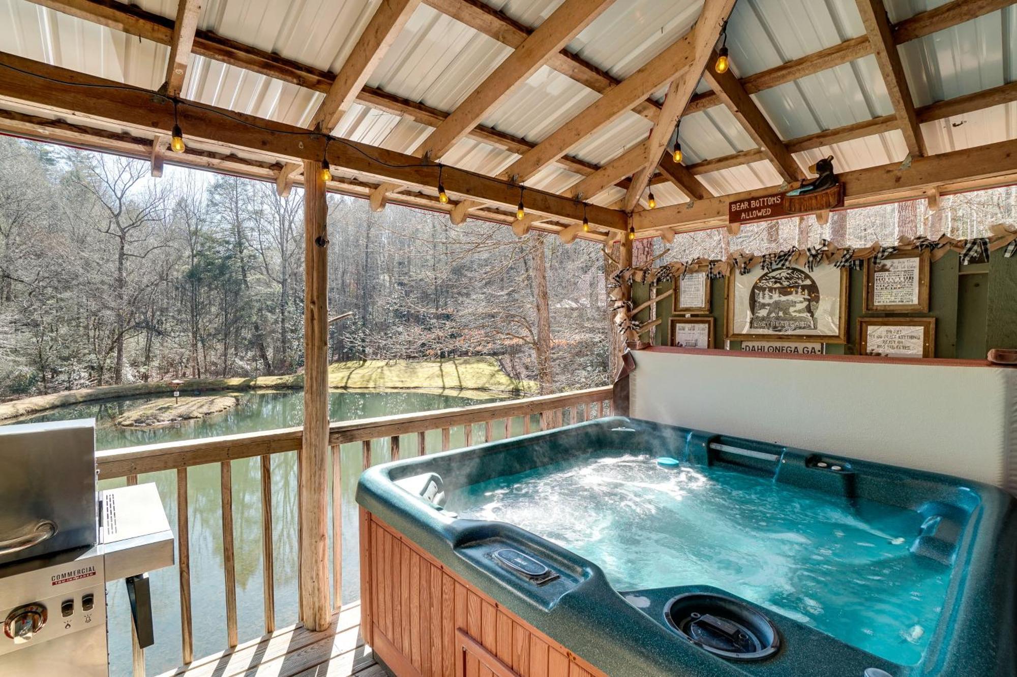 Secluded Family Retreat In Dahlonega With Hot Tub! Villa Екстериор снимка