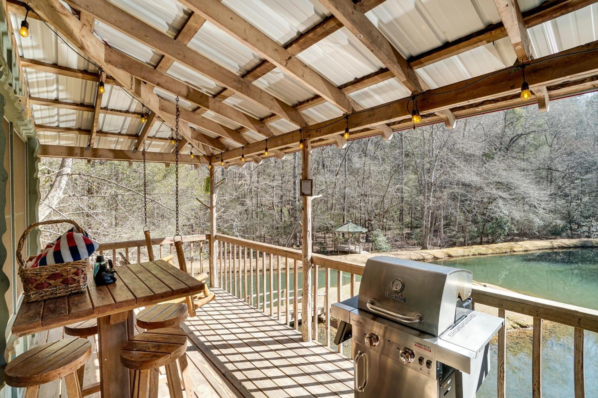 Secluded Family Retreat In Dahlonega With Hot Tub! Villa Екстериор снимка