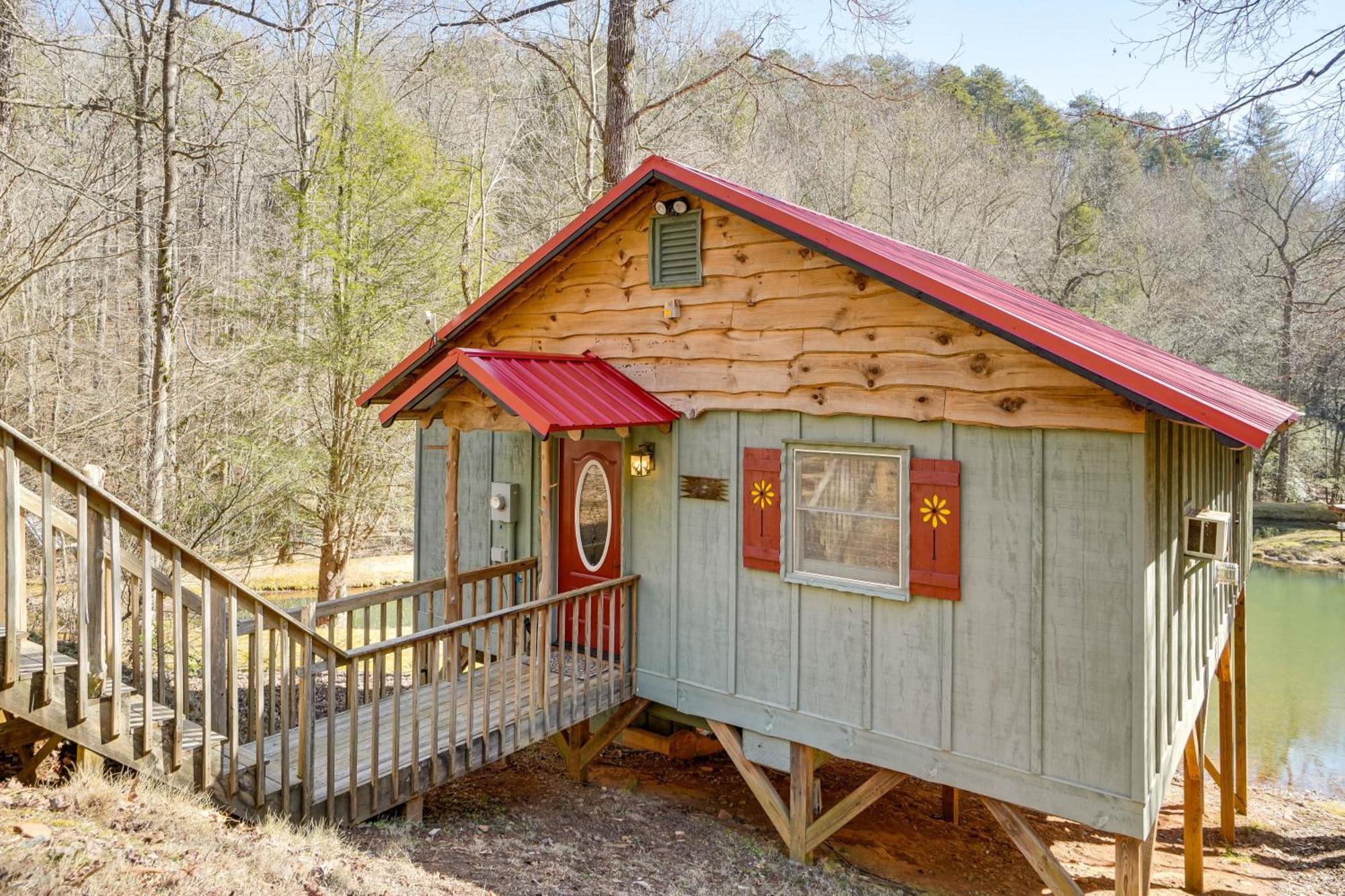 Secluded Family Retreat In Dahlonega With Hot Tub! Villa Екстериор снимка