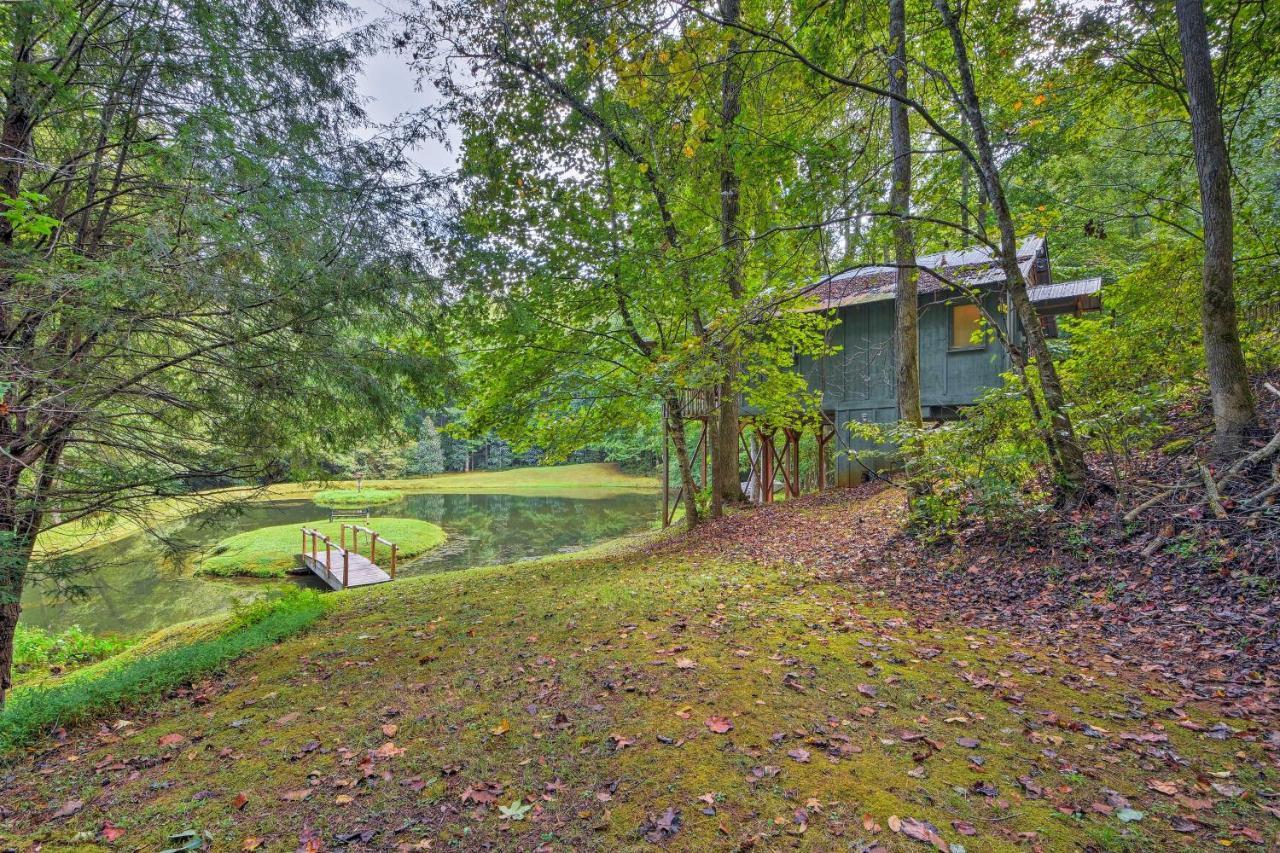 Secluded Family Retreat In Dahlonega With Hot Tub! Villa Екстериор снимка