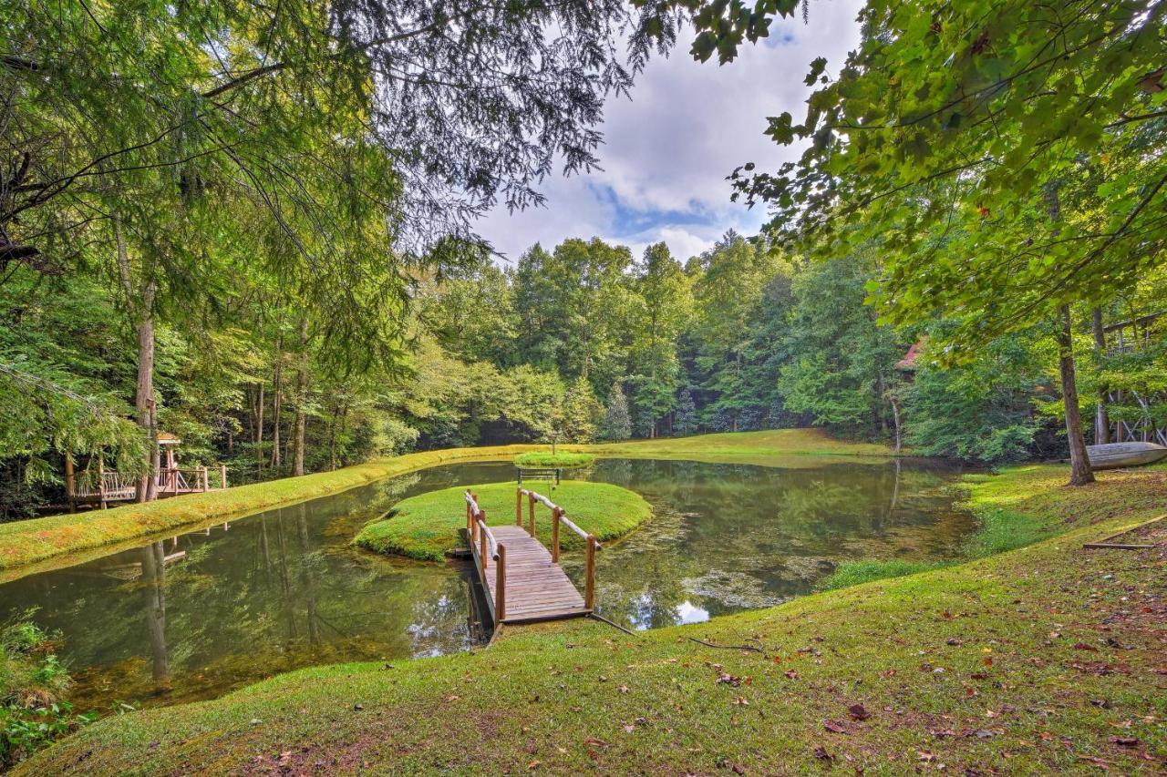 Secluded Family Retreat In Dahlonega With Hot Tub! Villa Екстериор снимка